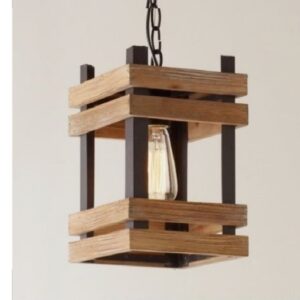 لوستر آویز تک چهار چوب بزرگ